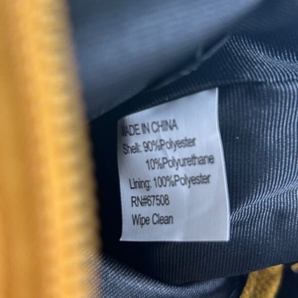 Samantha Brown To-Go Mustard Yellow Crossbody Purse w/ Keychain & Coin Purse NWT - Picture 16 of 16